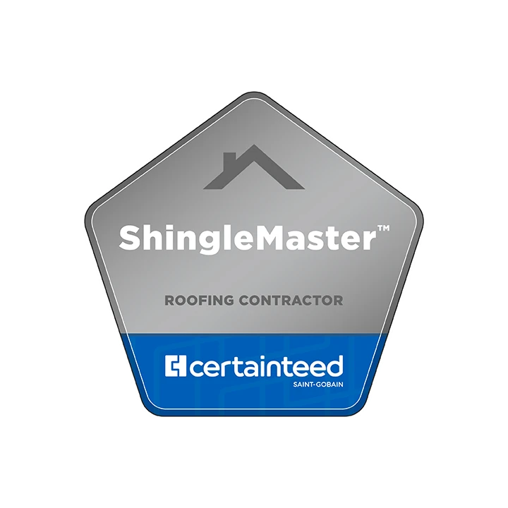 ShingleMaster roofing contractor badge